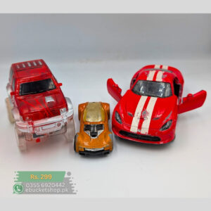 Plastic + Metal Cars